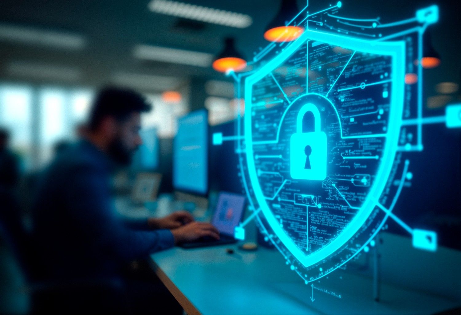 Cybersecurity Shield Protection
